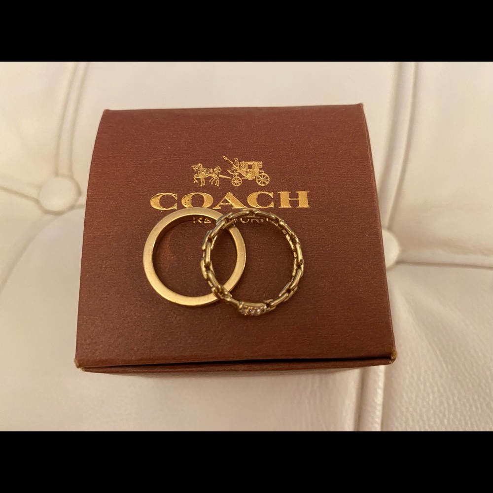 Coach ring set